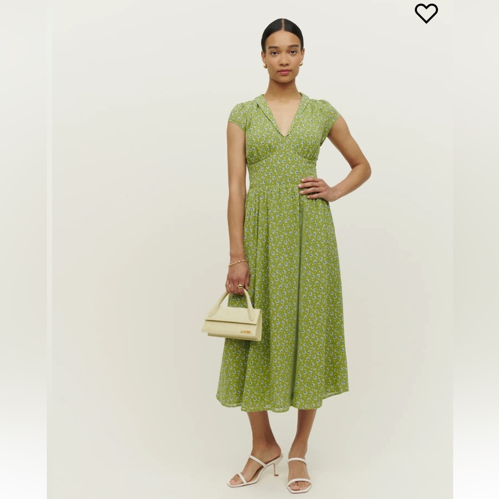 Reformation Alisa dress in arlo color
